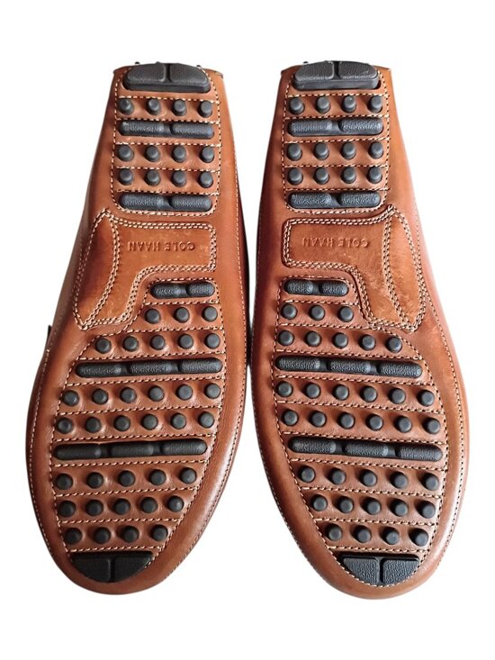 COLE HAAN Men\'s Grant Canoe Penny Loafer Driver Shoes Brown C13134 Sz 12M main image 8